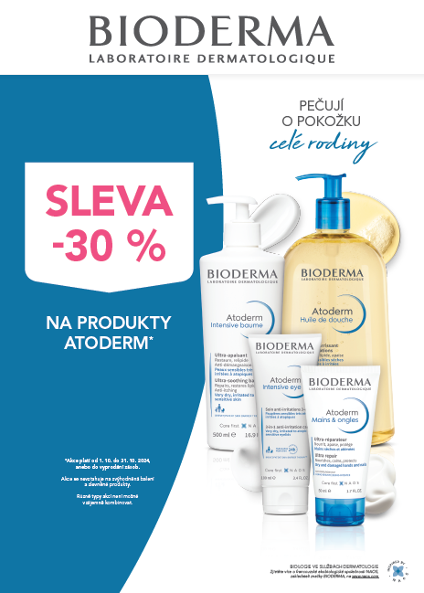 Sleva 30% na produkty Atoderm