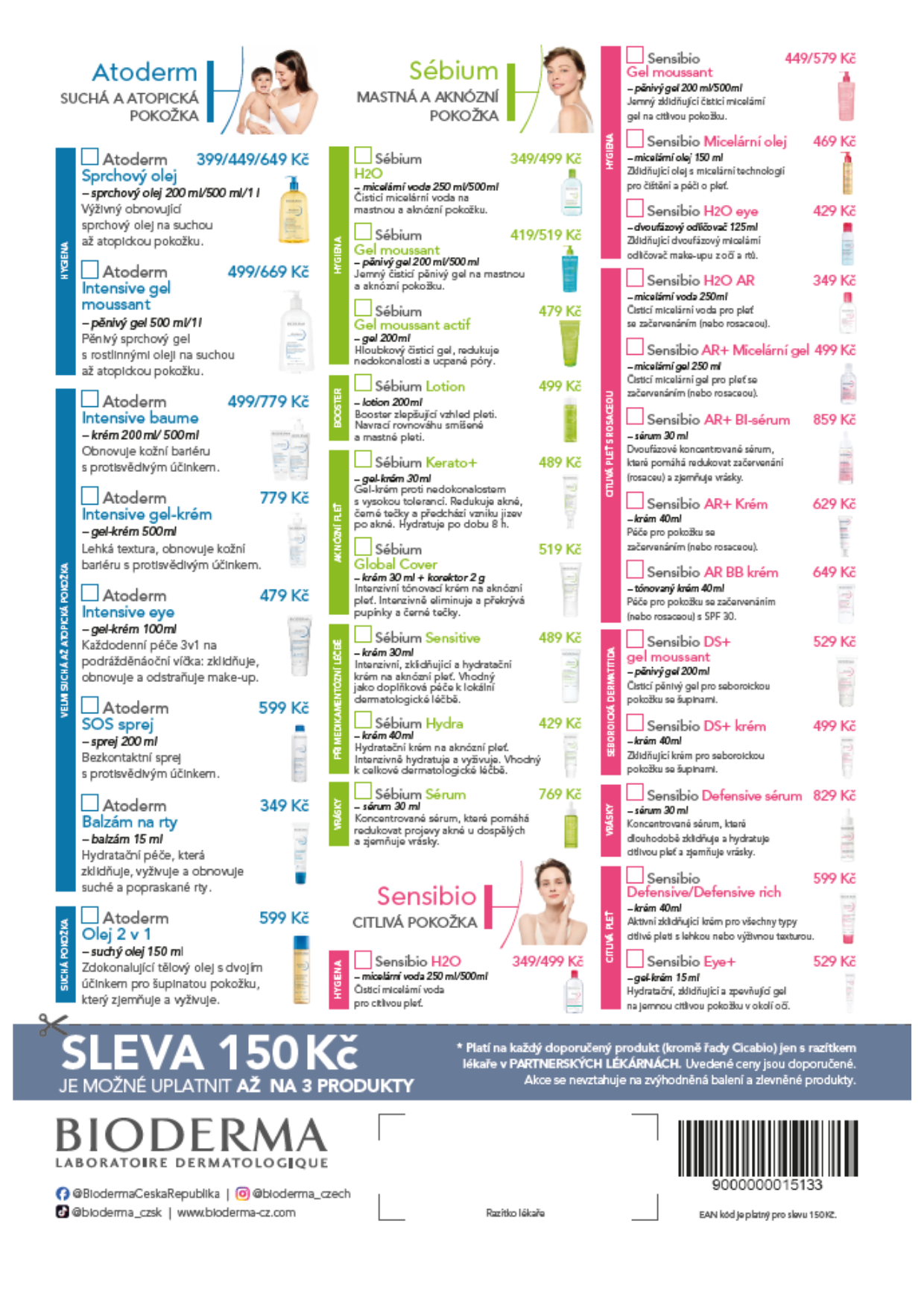 Doplňte zásoby s kupóny Bioderma 